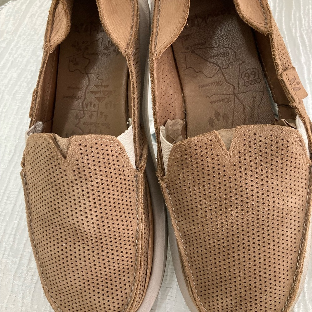 Men's Tan Slip-On Shoes